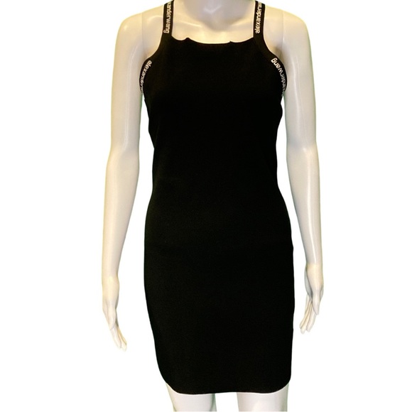 NWT Alexanderwang.T Black Bodycon Tank Dress - Sz M - Picture 3 of 8